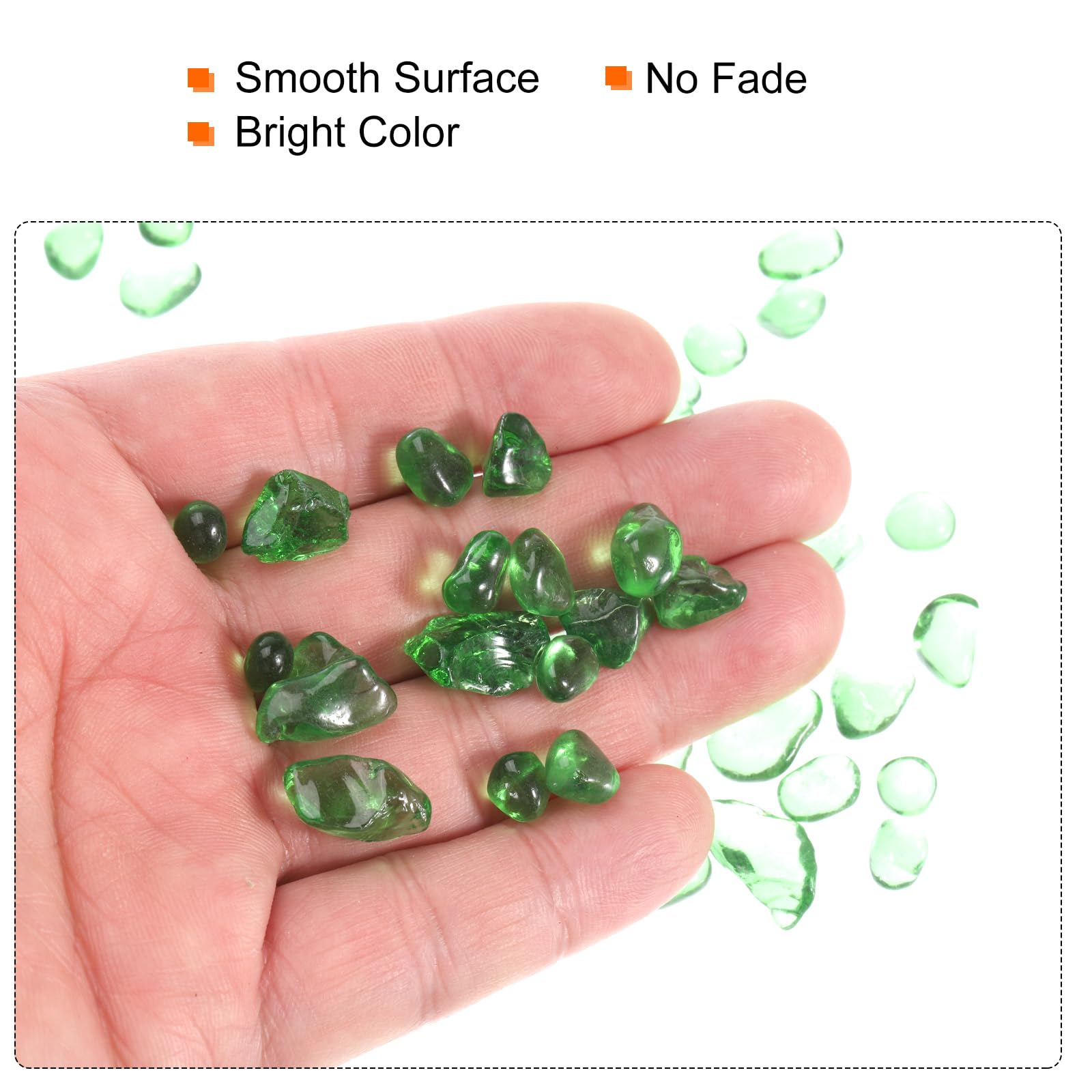 装飾ガラスの石 ガラス小石 ガラスストーン 研磨 花瓶フィラー Amazon.co.jp: uxcell 装飾ガラスの石 ガラスストーン ガラス